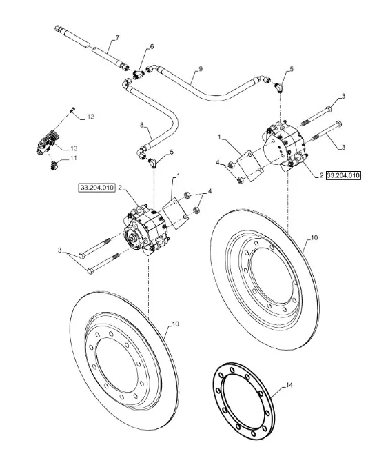 BN307829 - Шланг гидравлический
